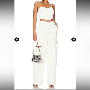 AFRM Kimmie Pants - Matte White Size 26